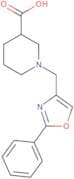 1-[(2-Phenyl-1,3-oxazol-4-yl)methyl]piperidine-3-carboxylic acid