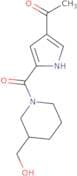 1-{5-[3-(Hydroxymethyl)piperidine-1-carbonyl]-1H-pyrrol-3-yl}ethan-1-one