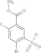 Methyl 4-bromo-5-(chlorosulfonyl)-2-fluorobenzoate