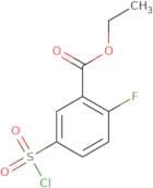 Ethyl 5-(chlorosulfonyl)-2-fluorobenzoate