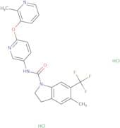 5-Methyl-N-{6-[(2-methylpyridin-3-yl)oxy]pyridin-3-yl}-6-(trifluoromethyl)-2,3-dihydro-1H-indole-1…