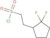 2-(2,2-Difluorocyclopentyl)ethane-1-sulfonyl chloride