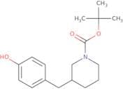 tert-Butyl 3-[(4-hydroxyphenyl)methyl]piperidine-1-carboxylate
