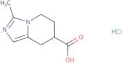 3-Methyl-5H,6H,7H,8H-imidazo[1,5-a]pyridine-7-carboxylic acid hydrochloride