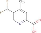 5-(Difluoromethyl)-4-methylpyridine-2-carboxylic acid