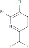 2-Bromo-3-chloro-6-(difluoromethyl)pyridine