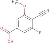4-Cyano-3-fluoro-5-methoxybenzoic acid