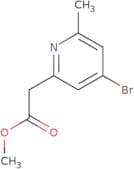 Methyl 2-(4-bromo-6-methylpyridin-2-yl)acetate