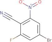 4-Bromo-2-fluoro-6-nitrobenzonitrile