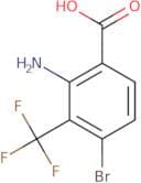 2-Amino-4-bromo-3-(trifluoromethyl)benzoic acid