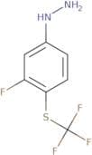 {3-Fluoro-4-[(trifluoromethyl)sulfanyl]phenyl}hydrazine