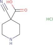 4-Cyanopiperidine-4-carboxylic acid hydrochloride