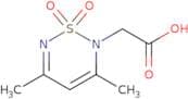 2-(3,5-Dimethyl-1,1-dioxo-2H-1λ⁶,2,6-thiadiazin-2-yl)acetic acid