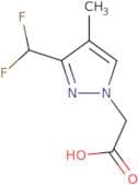 2-[3-(Difluoromethyl)-4-methyl-1H-pyrazol-1-yl]acetic acid