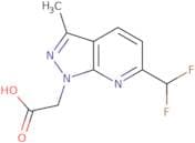 2-[6-(Difluoromethyl)-3-methyl-1H-pyrazolo[3,4-b]pyridin-1-yl]acetic acid