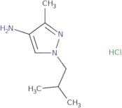 3-Methyl-1-(2-methylpropyl)-1H-pyrazol-4-amine hydrochloride