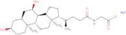 Glycochenodeoxycholic acid, sodium salt