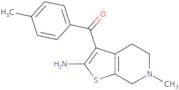 6-Methyl-3-(4-methylbenzoyl)-4H,5H,6H,7H-thieno[2,3-c]pyridin-2-amine