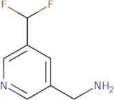 1-[5-(Difluoromethyl)pyridin-3-yl]methanamine