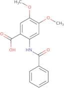 2-Benzamido-4,5-dimethoxybenzoic acid