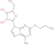 (2R,3R,4S,5R)-2-[6-Amino-2-(propylsulfanyl)-9H-purin-9-yl]-5-(hydroxymethyl)oxolane-3,4-diol