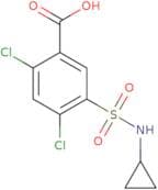 2,4-Dichloro-5-(cyclopropylsulfamoyl)benzoic acid