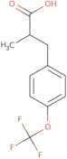 2-Methyl-3-[4-(trifluoromethoxy)phenyl]propanoic acid