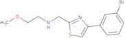 {[4-(3-Bromophenyl)-1,3-thiazol-2-yl]methyl}(2-methoxyethyl)amine