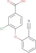 3-Chloro-4-(2-cyanophenoxy)benzoic acid