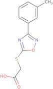 2-{[3-(3-Methylphenyl)-1,2,4-oxadiazol-5-yl]sulfanyl}acetic acid