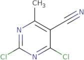 2,4-Dichloro-6-methylpyrimidine-5-carbonitrile
