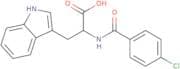 2-[(4-Chlorophenyl)formamido]-3-(1H-indol-3-yl)propanoic acid