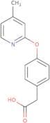 2-(4-((4-Methylpyridin-2-yl)oxy)phenyl)acetic acid