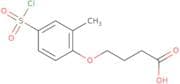 4-[4-(Chlorosulfonyl)-2-methylphenoxy]butanoic acid