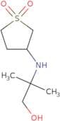 3-[(1-Hydroxy-2-methylpropan-2-yl)amino]-1λ⁶-thiolane-1,1-dione