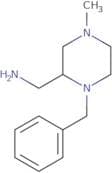 (1-Benzyl-4-methylpiperazin-2-yl)methanamine