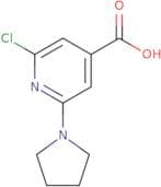 2-Chloro-6-(pyrrolidin-1-yl)pyridine-4-carboxylic acid
