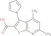 4,6-Dimethyl-3-(1H-pyrrol-1-yl)thieno[2,3-b]pyridine-2-carboxylic acid