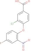 3-Chloro-4-(4-fluoro-2-nitrophenoxy)benzoic acid