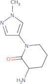 3-Amino-1-(1-methyl-1H-pyrazol-4-yl)piperidin-2-one
