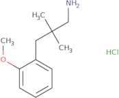 3-(2-Methoxyphenyl)-2,2-dimethylpropan-1-amine hydrochloride