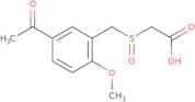 2-[(5-Acetyl-2-methoxyphenyl)methanesulfinyl]acetic acid