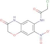 2-Chloro-N-(7-nitro-3-oxo-3,4-dihydro-2H-1,4-benzoxazin-6-yl)acetamide