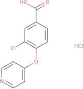 3-Chloro-4-(pyridin-4-yloxy)benzoic acid hydrochloride