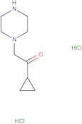 1-Cyclopropyl-2-(piperazin-1-yl)ethan-1-one dihydrochloride