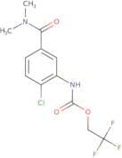 2,2,2-Trifluoroethyl N-[2-chloro-5-(dimethylcarbamoyl)phenyl]carbamate