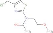 N-[4-(Chloromethyl)-1,3-thiazol-2-yl]-N-(2-methoxyethyl)acetamide