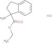 Ethyl 1-amino-2,3-dihydro-1H-indene-1-carboxylate hydrochloride