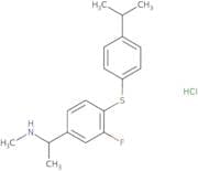 [1-(3-Fluoro-4-{[4-(propan-2-yl)phenyl]sulfanyl}phenyl)ethyl](methyl)amine hydrochloride