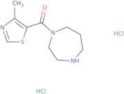 1-(4-Methyl-1,3-thiazole-5-carbonyl)-1,4-diazepane dihydrochloride